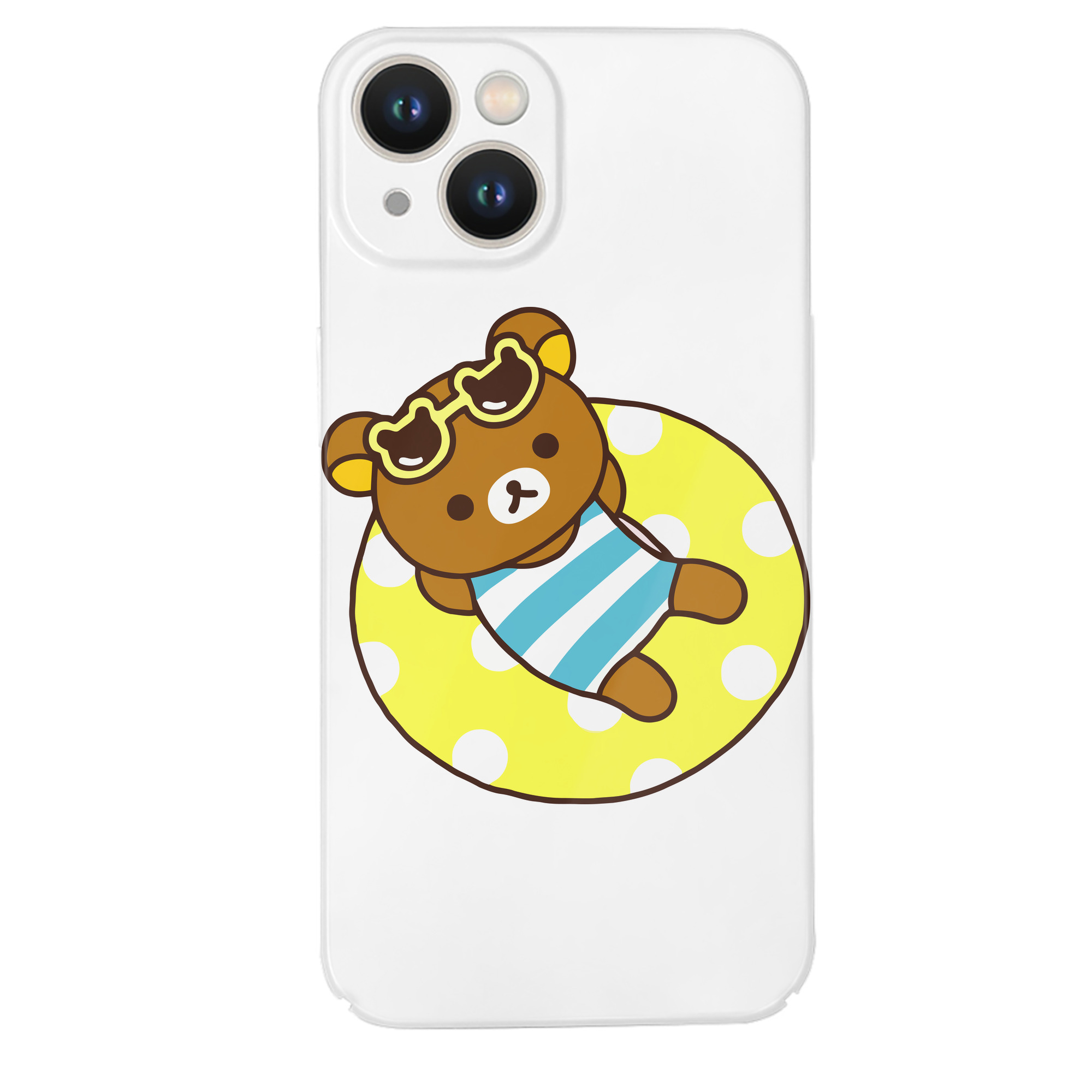 （画像用） リラックマ リラックマ キイロイトリ Rilakkuma Korilakkuma Kiiroitori 【iPhone 14シリーズ対応】ハードケース